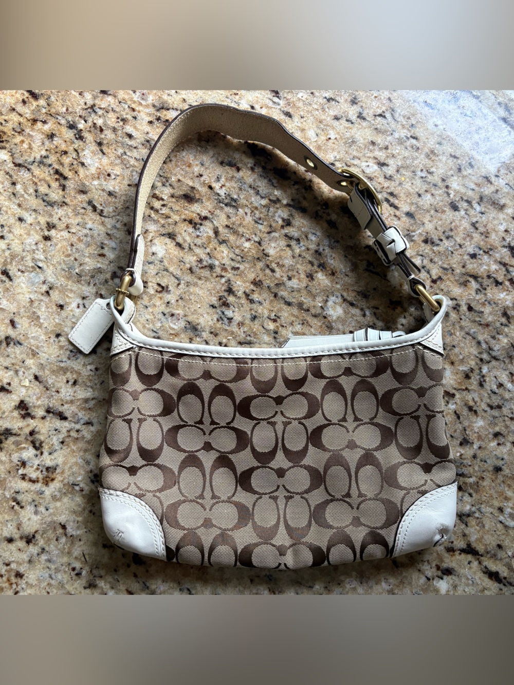 Authentic Coach Y2K Bag- Bleecker Signature Zip Hobo 11430